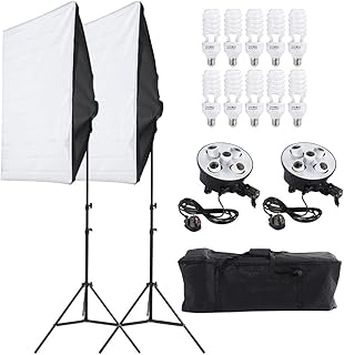 Ewinner softbox kit d'éclairage de photographie éclairage de studio 50x70 cm softbox-douille 5 en 1. La boutique en ligne DIAYTAR COTE D'IVOIRE propose une expérience d'achat en ligne unique et pratique, avec plus de 300 000 références à disposition. Les clients peuvent naviguer facilement sur le site pour trouver leurs produits préférés, bénéficiant d'une expérience d'achat fluide et sécurisée. La boutique est également réputée pour ses promotions et offres spéciales.