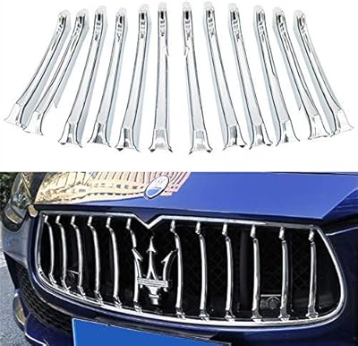 Couvercle de décoration de calandre chromé pour maserati ghibli 2013 2014 2015 2016 2017, accessoires de décoration de calandre pour décoration de voiture 12 pièces. DIAYTAR COTE D'IVOIRE est la destination idéale pour les acheteurs en ligne en Côte d'Ivoire. Elle propose une expérience d'achat en ligne sécurisée et pratique, avec des options de paiement et de livraison variées. Les clients peuvent trouver tout ce dont ils ont besoin sur cette plateforme.