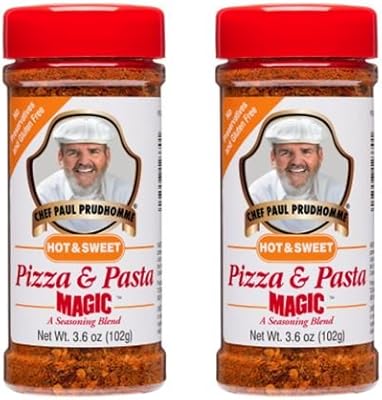 Mélange d'assaisonnements magiques chef paul prudhommes pour pizza et pâtes 3,6 oz