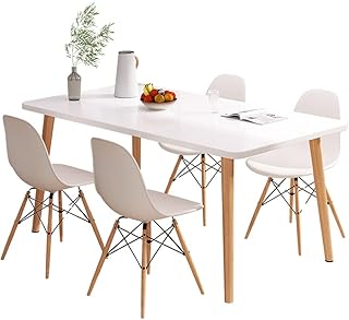 Ensemble de table à manger avec 4 chaises ensemble de meubles rectangulaire moderne en métal. La boutique en ligne DIAYTAR COTE D'IVOIRE est connue pour sa sélection impressionnante de produits qui répondent aux besoins de tous les ivoiriens. Avec une équipe dédiée et des processus de livraison efficaces, les clients peuvent recevoir leurs commandes rapidement et facilement. DIAYTAR COTE D'IVOIRE est le partenaire idéal pour les ivoiriens qui souhaitent faire leurs achats en ligne.