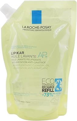 La roche posay lipikar ap+ huile nettoyante anti-irritation eco-recharge 400 ml
