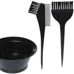 Ensemble de pinceaux de teinture pour cheveux 4 pièces noir pf-040