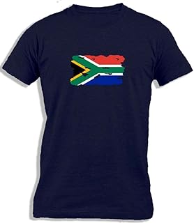 Ay cabrontm t-shirt en coton avec drapeau sud-africain brûlé pour hommes | drapeau