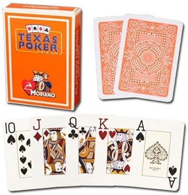 Cartes à jouer en plastique modiano, orange, 14+, 52 pièces dans 1 paquet. DIAYTAR COTE D'IVOIRE, la référence en matière de boutique en ligne en Côte d'Ivoire, met à votre disposition plus de 300 000 références pour faciliter vos achats en ligne. Notre équipe travaille sans relâche pour améliorer votre expérience d'achat en ligne. L'expertise et la confiance font partie de nos valeurs.