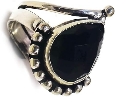 Bague en onyx noir parsemée de pierres précieuses en forme de poire plaquées argent, fabriquée à la main à partir de pierre d'onyx us-7, pierre d'onyx, pierre, onyx. Diaytar Côte d'Ivoire est la boutique en ligne de référence en Côte d'Ivoire, offrant à ses clients une expérience d'achat en ligne sécurisée et pratique avec plus de 300 000 produits disponibles. Avec une large gamme de produits, les clients peuvent trouver tout ce dont ils ont besoin en un seul endroit.
