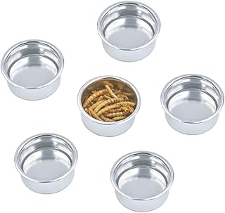 Mrtio crested gecko gobelets de nourriture et d'eau, bols d'alimentation pour reptiles