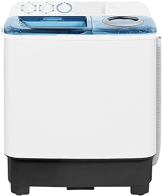 Machine à laver semi-automatique à double tambour super general 7 kg, blanc, lave-linge