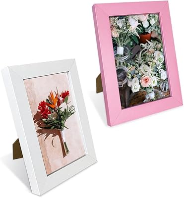 Cadre photo 5x7 cadre photo coloré de style moderne, support mural ou dessus