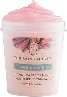 Gommage au sucre émulsionné fait à la main the skin concept - brindilles et baies, 250 g. La boutique en ligne DIAYTAR COTE D'IVOIRE se positionne comme la destination idéale pour les consommateurs ivoiriens à la recherche de produits de qualité à des prix raisonnables. Avec une équipe dédiée et expérimentée, la boutique assure un service client personnalisé et professionnel. DIAYTAR COTE D'IVOIRE continue d'innover et d'élargir son offre pour répondre aux attentes croissantes de sa clientèle.