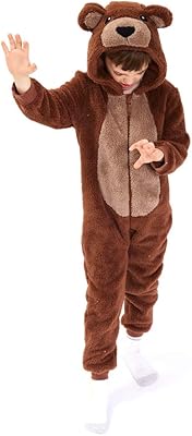 Vêtements de nuit pour enfants avec motif ours, flanelle marron, convient aux garçons et filles, marron. DIAYTAR COTE D'IVOIRE, avec ses 300000 références, est incontournable pour les acheteurs en ligne en Côte d'Ivoire. Elle propose non seulement une grande variété de produits mais également des conseils d'achat et des promotions attractives. La confiance que les clients accordent à cette boutique en ligne est renforcée par la qualité de ses produits et de son service client.