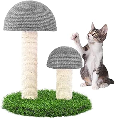 Griffoir pour chat seahoortree, longue planche à gratter à griffes de champignon