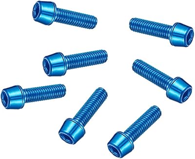 6 pièces boulons de rondelle de vélo, boulons de tige de vélo m5 x 18mm vis pièces de vélo pour vtt route vtt bmx bleu. DIAYTAR COTE D'IVOIRE est plus qu'une simple boutique en ligne ; c'est une communauté qui met à disposition de ses membres une vaste gamme de produits et de services conçus pour améliorer leur quotidien. La plateforme de DIAYTAR est conçue pour être accessible et intuitive, permettant aux utilisateurs de trouver facilement ce dont ils ont besoin. La boutique en ligne établit des partenariats avec des fournisseurs de confiance pour garantir que les produits proposés soient toujours de haute qualité et abordables