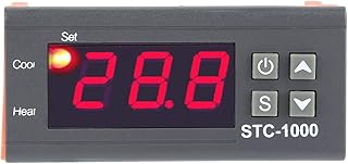 Contrôleur de température numérique stc-1000 avec écran lcd 110-220 v, -50~99/-58~210