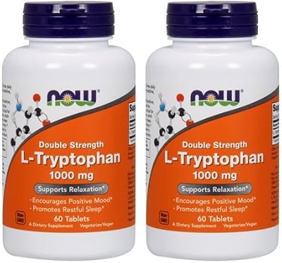 Comprimés de tryptophane now foods - now foods 1000 mg, 60 comprimés
