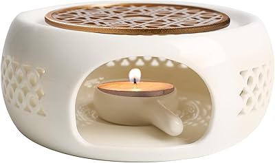 Chauffe-théière, chauffe-bougie en porcelaine avec chauffe-bougie électrique chauffe-bougie avec motif sculpté creux, adapté pour chauffer le thé et le café. Avec plus de 300000 références, DIAYTAR COTE D'IVOIRE est la boutique en ligne leader en Côte d'Ivoire. Elle propose une gamme élargie de produits, allant des produits alimentaires aux produits électroniques, en passant par les vêtements et les accessoires. Les clients peuvent naviguer facilement sur le site pour trouver ce qu'ils recherchent.