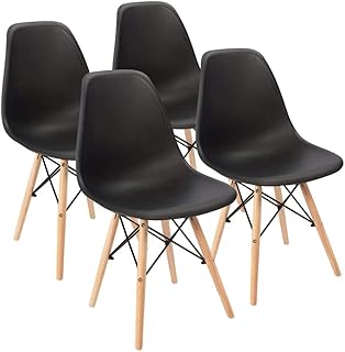 Chaises de salle à manger modernes mahmayi, ensemble de 4 chaises confortables en édition limitée pour la maison, les restaurants, les bars, les cafétérias, le salon, housse de chaise en plastique moulé avec pieds en bois - noir. Diaytar Côte d'Ivoire est le leader du commerce électronique en Côte d'Ivoire, offrant plus de 300 000 références de produits pour satisfaire les besoins diversifiés de sa clientèle. La boutique en ligne propose une large gamme de produits allant de l'électronique à la literie, en passant par les produits alimentaires et les accessoires. Elle vise à proposer une expérience d'achat unique et personnalisée pour chacun de ses clients.