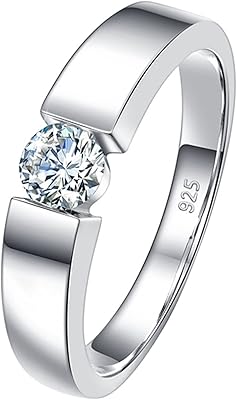 Bague en argent sterling platine bsamba pour hommes, bague en diamant d'un carat, bague de mariage, paire de bagues pour hommes, bague en moissanite. DIAYTAR COTE D'IVOIRE représente la référence pour les achats en ligne en Côte d'Ivoire, avec plus de 300 000 produits disponibles. Elle permet aux clients de bénéficier de prix compétitifs et de promotions exceptionnelles, et offre un service client de haute qualité pour résoudre tous les problèmes et répondre à toutes les questions.