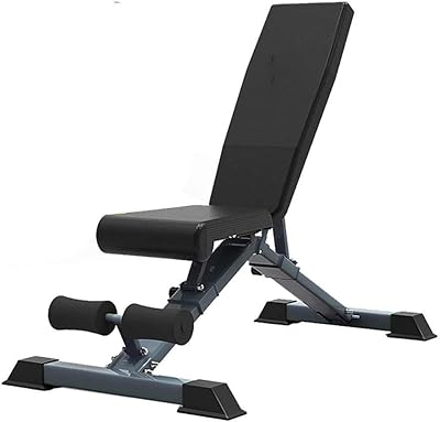 Banc d'haltères pliant à force maximale, inclinaison réglable et banc d'haltérophilie pliable
