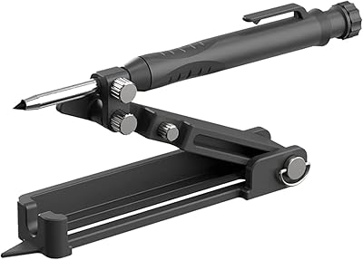 Outil de dessin multifonctionnel, stylo de construction, outil de dessin en alliage d'aluminium