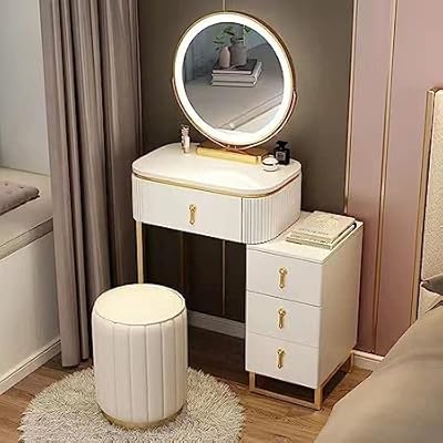Petite coiffeuse avec miroir led et tabouret, ensemble de table de maquillage pour filles avec tiroirs réglables, écran tactile 3 couleurs, parfait pour la décoration de la chambre à coucher (blanc 50 cm). La boutique en ligne DIAYTAR COTE D'IVOIRE se distingue par sa large gamme de produits, allant des électroniques aux produits de maison, en passant par les vêtements et les accessoires. Elle propose également des promotions et des offres spéciales régulières pour aider les clients à économiser de l'argent. La boutique est facile à naviguer, ce qui facilite la recherche de produits pour les clients.