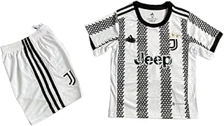 Kit de football pour enfants juventus 2022/23, ensemble composé d'un t-shirt et d'un short de football pour enfants de la juventus, blanc. DIAYTAR COTE D'IVOIRE est votre destination idéale pour faire du shopping en ligne en toute sécurité et confiance. Nous proposons des produits de haute qualité à des prix compétitifs. Notre plateforme est conçue pour vous faciliter la recherche et l'achat de vos produits préférés.