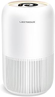 Purificateur d'air letrox tr-8080 pour allergies domestiques et poils d'animaux, silencieux, lumière uv