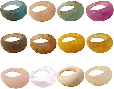 Divino bagues d'articulation en résine colorée à dôme large et épais, bague rétro empilable en acrylique transparent fait à la main, bijoux de fête élégants, cadeau audacieux et chic, cadeau pour les amis et la famille 12 pièces. Avec une sélection impressionnante de plus de 300 000 articles, DIAYTAR COTE D'IVOIRE répond aux besoins diversifiés de sa clientèle en Côte d'Ivoire. De la mode aux produits culturels, en passant par l'électronique de pointe, chaque visiteur trouve facilement ce qu'il cherche. La boutique s'engage à offrir des produits à des prix compétitifs et avec des garanties de qualité.