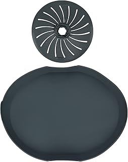 Qezodsx couvercle de lame et tapis de cuisson plateau vapeur plaque cuiseur vapeur