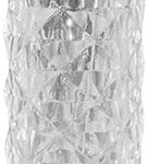 Lampe de table led en cristal, lumière rvb à changement de couleur à