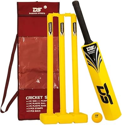 Ensemble de cricket unisexe pour adulte dawson sports - 53005 jaune, taille 6. La boutique en ligne DIAYTAR COTE D'IVOIRE est constamment à la pointe de la technologie pour offrir une expérience de shopping en ligne innovante et pratique. Avec des mises à jour régulières de son site web et l'intégration de nouvelles fonctionnalités, elle garantit que les clients bénéficient d'une expérience de shopping fluide et agréable. Que vous cherchiez des produits électroniques, des vêtements ou des articles ménagers, DIAYTAR COTE D'IVOIRE est le partenaire idéal pour répondre à vos besoins.