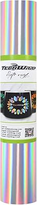 Tech wrap vinyle 3d chromé argenté dans des couleurs arc-en-ciel brillantes