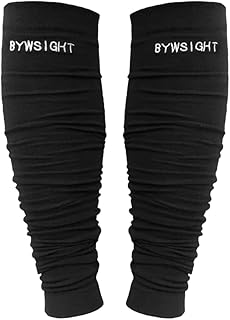 Byw site manchons de jambe de football - 2 couples, manchons de soutien
