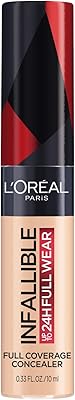 L'oréal paris cosmetics anti-cernes infaillible, waterproof, couvrance totale, vanille, 10 ml