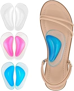 Semelles intérieures de soutien de la voûte plantaire pour pieds plats, inserts de voûte plantaire en gel pour fasciite plantaire, semelles intérieures adhésives pour pieds plats pour soulager la pression et les douleurs aux pieds pour femmes et hommes, 3 paires. DIAYTAR COTE D'IVOIRE est une boutique en ligne qui propose une large sélection de produits à des prix compétitifs. Les clients peuvent profiter de la livraison à domicile ou du retrait en magasin, selon leurs préférences. La boutique en ligne est réputée pour sa qualité de service et sa garantie de satisfaction à 100%.