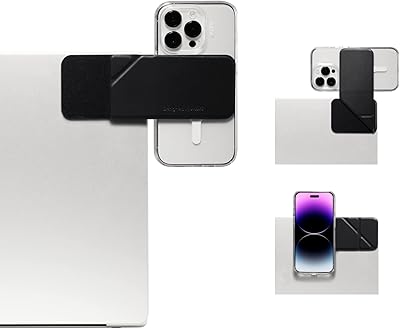 Support magnétique movit pour ordinateur portable et iphone, support de caméra de continuité, support supérieur et latéral pliable portable pour configuration double écran, noir. DIAYTAR COTE D'IVOIRE, leader de la boutique en ligne généraliste en Côte d'Ivoire, offre plus de 300000 références pour répondre à tous les besoins de ses clients. Avec une gamme variée de produits, la boutique en ligne généraliste propose des articles de qualité à des prix compétitifs. La satisfaction des clients est au cœur de ses priorités.