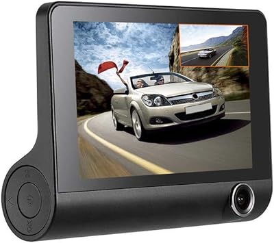 Auveach enregistrement vidéo de conduite automobile 4 pouces full hd 1080p 3 objectifs