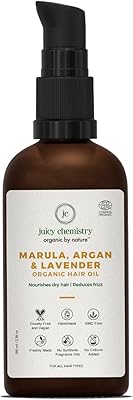 Juicy chemistry - huile capillaire 100 % naturelle et biologique avec marula, argan et lavande pour contrôler la chute des cheveux et revitaliser en profondeur (100 ml). DIAYTAR COTE D'IVOIRE est la boutique en ligne idéale pour les clients qui cherchent des produits variés et une expérience d'achat en ligne fluide. La boutique propose des produits de qualité et des prix abordables pour les clients. Elle offre également un service de livraison rapide et fiable pour améliorer l'expérience d'achat en ligne des clients.