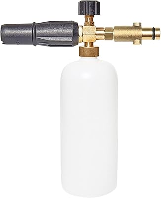 Toot pistolet pulvérisateur pour nettoyeur haute pression nilfisk journey series 1l générateur de mousse de savon générateur de mousse de neige adapté aux buses de nettoyage de voiture (couleur : noir). Avec une offre constamment mise à jour, DIAYTAR COTE D'IVOIRE répond aux attentes des clients ivoiriens en leur proposant les dernières tendances et les produits les plus demandés. La boutique en ligne garantit également la qualité et l'authenticité des produits proposés.