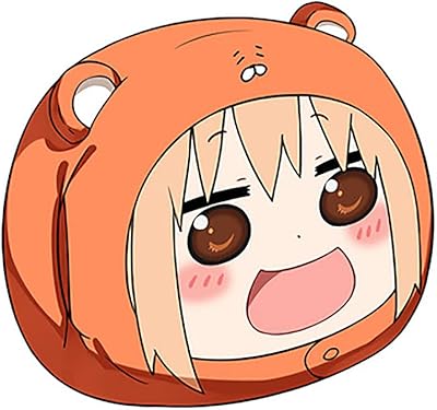 Anime himouto! umaru-chan doma umaru oreiller chauffe-mains, peluche confortable, 46 x 43 x
