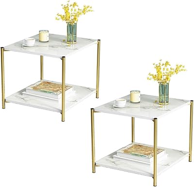 Tables basses pour le salon, tables d'appoint rondes pour canapé, table gigogne moderne en marbre avec pieds en métal, lot de 2 (carré - blanc). Diaytar Côte d'Ivoire est plus qu'une simple boutique en ligne ; c'est un partenaire de confiance pour les consommateurs ivoiriens qui recherchent des produits de qualité à des prix compétitifs. Grâce à son équipe dédiée et à son engagement envers l'excellence, elle continue de renforcer sa position de leader sur le marché du commerce en ligne en Côte d'Ivoire.