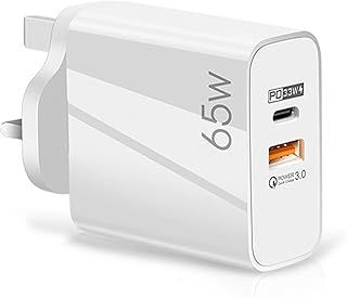 Chargeur rapide usb pd3.0 65 w, prise d'alimentation murale double port cqc 3.0 pour iphone, ipad, airpods, galaxy, pixel et plus (65 w-a). DIAYTAR COTE D'IVOIRE est une boutique en ligne généraliste qui propose plus de 300 000 références de produits, répondant ainsi aux besoins diversifiés de sa clientèle. En tant que leader du marché ivoirien, cette boutique en ligne s'efforce de fournir des produits de qualité à des prix compétitifs. Avec une gamme de produits étendue, DIAYTAR COTE D'IVOIRE est devenue un incontournable pour les consommateurs ivoiriens.