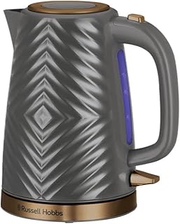 Bouilloire électrique russell hobbs grove 26382, 1,7 l, 3000 w, gris