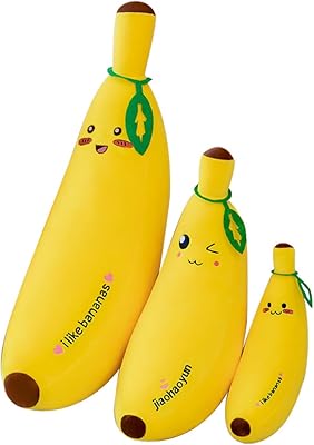 Jouet en peluche en forme de banane, jouet d'oreiller de couchage pour enfants