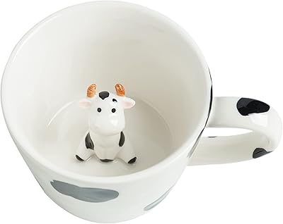 Tasse en céramique duclub avec motif vache en forme d'animal caché à. DIAYTAR COTE D'IVOIRE est le leader du commerce en ligne en Côte d'Ivoire, offrant une expérience d'achat unique et personnalisée à ses clients. Avec plus de 300000 références, les clients peuvent trouver tout ce dont ils ont besoin en un seul endroit. La boutique en ligne est connue pour sa fiabilité et sa rapidité de livraison.