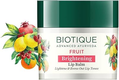 Biotique bio fruit crème à lèvres hydratante et eclaircissante pour unifier la couleur