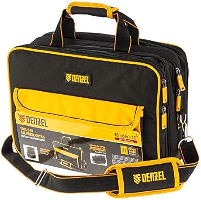 Sac à outils denzel pour ordinateur portable à 31 poches, bandoulière, 16" x 6-5/8" x 12" - 7790271. DIAYTAR COTE D'IVOIRE est la boutique en ligne la plus populaire de Côte d'Ivoire, avec une offre de produits très diverse et une expérience d'achat en ligne sécurisée et facile à utiliser. Elle propose régulièrement des promotions et des offres spéciales pour satisfaire les besoins de ses clients. Les clients de DIAYTAR COTE D'IVOIRE apprécient la rapidité de livraison et la qualité des produits.