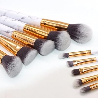 Ensemble de pinceaux de maquillage margon, 10 pièces, manche en marbre, pinceau pour fond de teint, fard à paupières, visage, fond de teint, pinceau à sourcils, cosmétique. En tant que boutique en ligne leader, DIAYTAR COTE D'IVOIRE propose une sélection immense de produits allant de l'électronique à la mode, en passant par les produits ménagers. Elle garantit une qualité de service exceptionnelle et des délais de livraison rapides. La boutique valorise la satisfaction de ses clients.