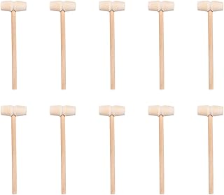 Mini marteau en bois, marteau à crabe en bois, marteau à gâteau planète