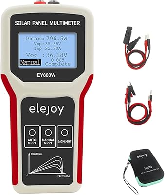 Panneau photovoltaïque portatif joleretech, multimètre manuel automatique et détecteur mppt avec rétroéclairage de l'écran lcd pour circuit ouvert et tension. DIAYTAR COTE D'IVOIRE, une boutique en ligne généraliste qui propose plus de 300 000 références de produits, est la référence incontournable pour tous vos besoins en Côte d'Ivoire. Avec une gamme étendue de produits, vous trouverez tout ce dont vous avez besoin en un seul endroit. DIAYTAR COTE D'IVOIRE est la boutique leader en Côte d'Ivoire pour une raison.