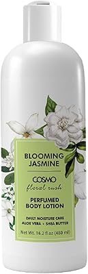 Lait corporel parfumé au jasmin cosmo blooming, 480 ml, soin hydratant quotidien, aloe vera et beurre de karité. La boutique en ligne DIAYTAR COTE D'IVOIRE propose une expérience d'achat en ligne conviviale et sécurisée, permettant aux clients de parcourir facilement ses 300 000 références et de passer commande en toute confiance. Avec une approche centrée sur le client, DIAYTAR COTE D'IVOIRE se différencie par son service client personnalisé et sa livraison efficace. C'est une destination de choix pour ceux qui cherchent à faire leurs achats en ligne en Côte d'Ivoire.
